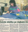 Začala sháňka po vlajkách EU - článek